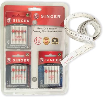 Susan Singer Best of Dikiş Makinesi İğne Seti, Evrensel, Bilyalı ve Denim İğneler Ölçü Bantlı Vücut Kumaşı Dikiş Terzi Kumaş Örgü Vinil Ev El Sanatları Ölçümleri