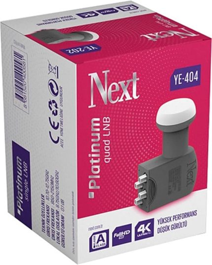 Nextstar Next Ye-404 Platinum Quad 4'lü LNB