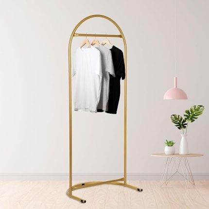 Dilsiz Uşak Butik Stil Oval Konfeksiyon Askılığı Siyah Renk Askılık Siyah Ayaklı Askılık Kıyafet Askılığı