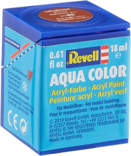 - Su Bazlı Maket Boyası Çamur Kahvesi Parlak 18 Ml (36180)