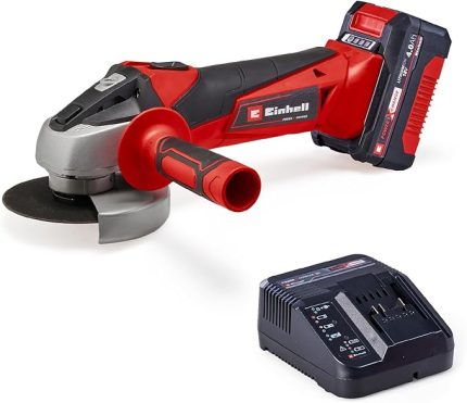 Akülü Avuç Taşlama TC-AG 18/115 Li Kit Power X-Change (18 V, 115 mm disk çapı, 28 mm kesme derinliği, softstart, 4.0 Ah akü ve şarj cihazı dahil) - 4431133
