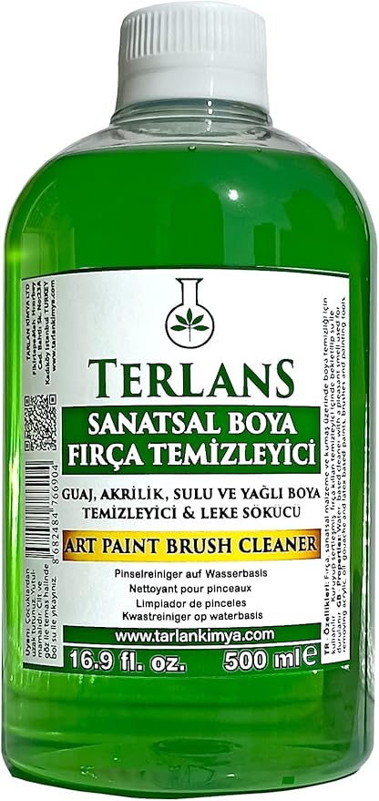 Sanatsal Boya ve Fırça Temizleyici 500 ml