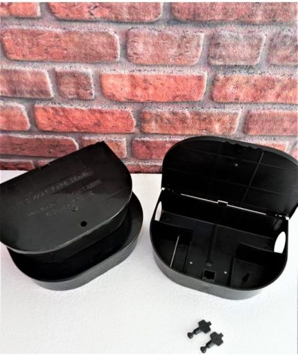 Istasyonu 3 Adet Fare Kabı Fare Yem Kabı Fare Zehir Kabı Fare Zehri Istasyonu