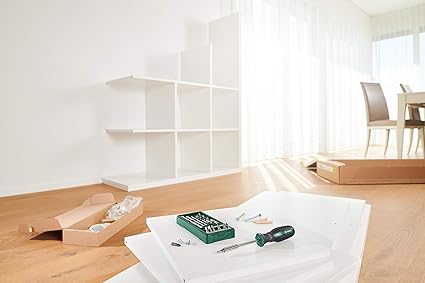 Home and Garden 15 + 1 parça Mini X-Line karışık set + tornavida (ahşap ve taş için, matkap/tornavida aksesuarı) - Görsel 5