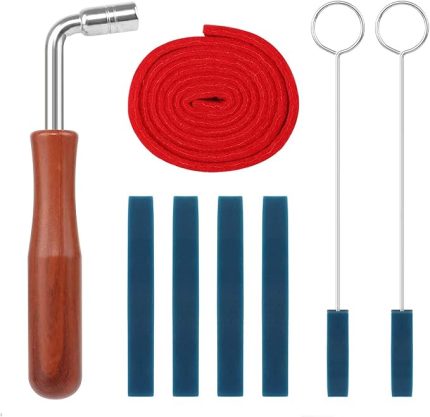 Profesyonel Piyano Akort Kiti Akort Anahtarı Çekiç Mizaç Şerit siz Kit Piyano DIY Sabitleme Seti