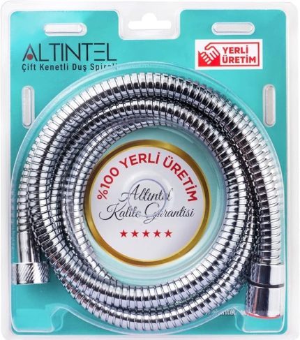 Çift Kenetli Duş Spirali%100 Yerli. (190 cmlik hortum)
