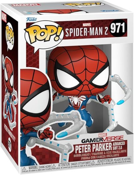 Pop! Marvel: Gamerverse - Örümcek Adam 2, Peter Parker Gelişmiş Takım 2.0