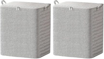 Ev Saklama Kutuları Dolap Düzenleyicileri ve Saklama Kutusu, 2024 Yeni Yıl Hareketli Yorgan Saklama Sepeti Seyahat Büyük Kapasiteli Giyim Organizasyonu Yerden Tasarruf Sağlayan Oyuncak Saklama