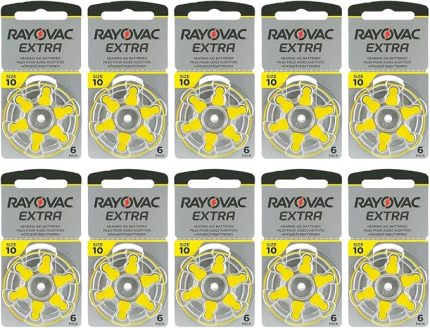 Extra Advanced İşitme Cihazı Pili No:10 | 60 Adet