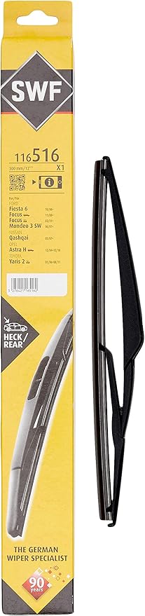 SWF Das Original Rear Arka Silecek Citroen C4 Grand Picasso (2013-2015), Nissan Qashqai (2010-2013), Toyota Yaris (2005-2011) (300 MM) 116516