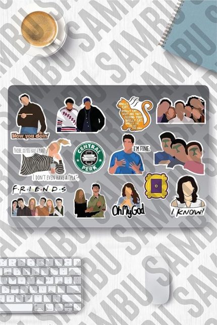 Temalı Sticker Etiket Seti 1 - Laptop Notebook Telefon