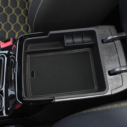 PIN Saklama kutusu Kia Ceed SW GT Line XCeed 2019-2022 2023 ile uyumlu orta konsol düzenleyici tepsi XCeed 2023 için kolçak düzenleyici aksesuar iç merkezi kontrol (siyah)