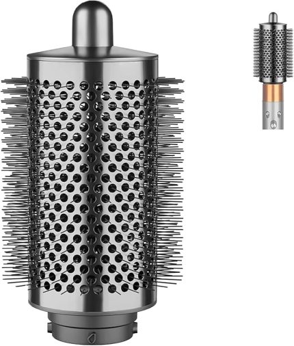 Airwrap Üfleme Kurutucular Ekleri için Büyük Yuvarlak Fırça,Dyson Curling Wand HS01/HS05 için,Düz, Dalgalı, Kıvırcık ve Coily Saçlar İçin Şekillendirme,Şekillendirme Aksesuarları için Hacim
