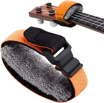 Fret Wrap - Ayarlanabilir Gitar Dize Kapak Bandı, Bas Sessiz Klavye Sessizleştirme Kayışları Bas Susturucu Susturucu Enstrüman Aksesuarları Ukulele Bas Gitar Dize
