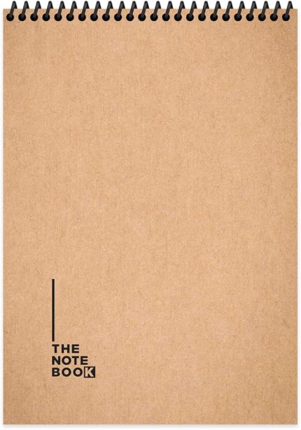 Color Çizgili Sert Kapak The Notebook Kraft A5 Bloknot, 100 Yaprak