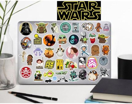 Major Selection Star Wars Yıldız Savaşları Sticker Telefon Laptop Notebook Tablet Defter Matara Sticker Etiket