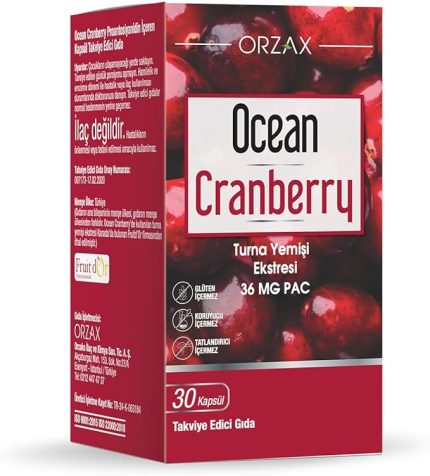 Cranberry Takviye Edici Gıda 30 Kapsül