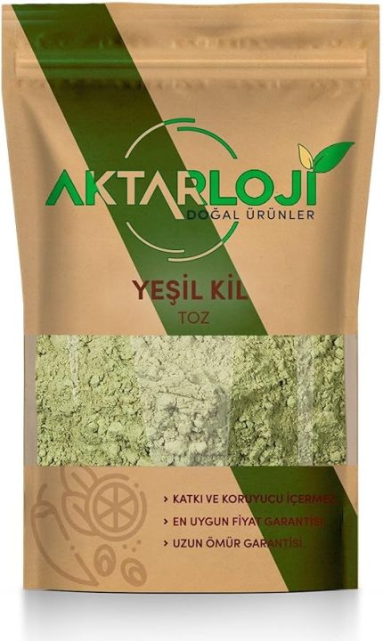 kg Toz Yeşil Kil Cilt Ve Yüz Maskesi İçin