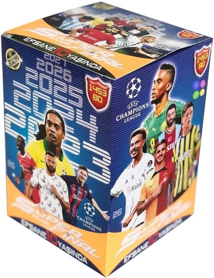 Süper Final Oyun Kartı 10. Yıl Güncel Transferler Futbol Oyun Kartları 200 Paket 400 Adet 2023-2017