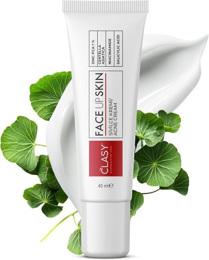 Akne Kremi Yüz İçin – Sivilce ve Akne Karşıtı Leke Kremi – Salisilik Asit & Niasinamid ile Leke Giderici – Genç ve Yetişkin Cilt Bakımı, 40 ml