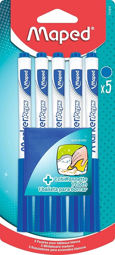 Beyaz Tahta Kalemi Mavi - 5'li