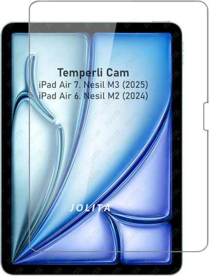 iPad Air M3 / Air M2 11 inç 2025 Uyumlu Temperli Ekran Koruyucu Kırılmaz Cam Air 6. Nesil Air 7 A3266 A3267 A3270 A2902 A2903 A2904