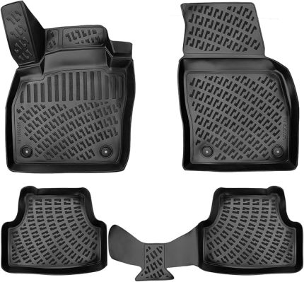 Volkswagen Polo 6C 2017 Sonrası Uyumlu 3D Havuzlu Paspas