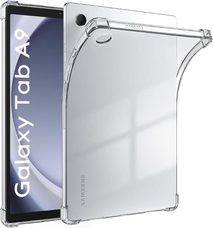 Samsung Tablet Kılıf Şeffaf Silikon Arka Kapak (Galaxy Tab A9 X110)