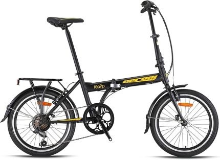Klapp - 20'' Katlanır - 7 Vites - V.B - Mat Siyah/Sarı/Gri