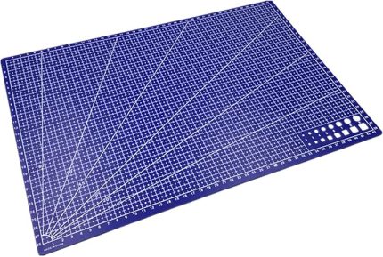 Kesme Matı Tek taraflı Kesme Tahtası Scrapbooking Sanat ve El Sanatları Projeleri için Net Izgara Çizgileri Açıları ile Kesim Pedi DIY Aracı YOUMAXE