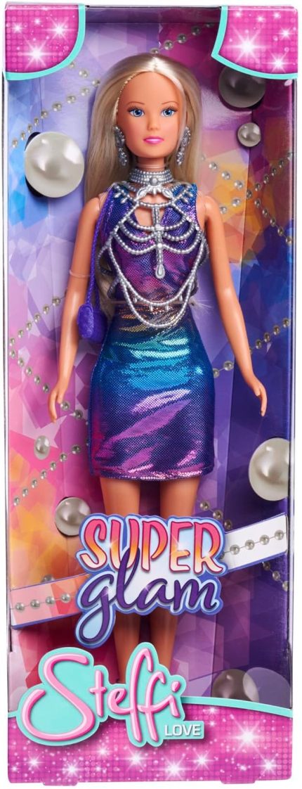 105733663, Steffi Love Super Glam, Özel Vücut Zinciri & Küpe Aksesuarı, Özel Işıltılı Elbise, 29Cm