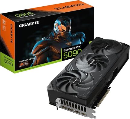GeForce RTX™ 5090 WINDFORCE OC 32G 3 Fanlı WINDFORCE 3X Soğutmalı Gaming Ekran Kartı – GV-N5090WF3OC-32GD