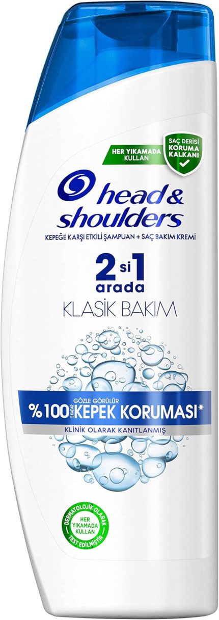 & Shoulders Klasik Bakım 2'si 1 Arada Kepeğe Karşı Etkili Şampuan 350 ml