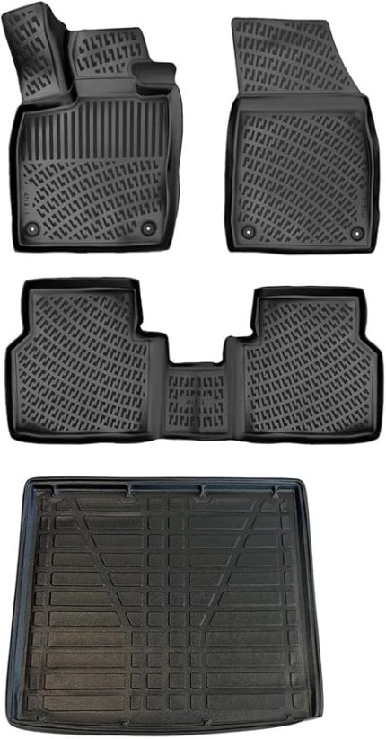 ID.4 (Elektrikli) 2021 Sonrası Havuzlu Paspas ve ÜST Bagaj Havuzu Bizymo