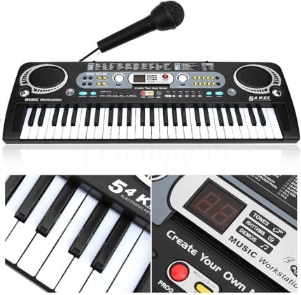 Piyano Klavye, Elektronik Klavye, Yetişkinler Için 54 Keyler
