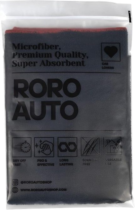 Mikrofiber Araç Kurulama Bezi 60x90 Siyah
