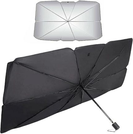 Araba Güneşliği - Katlanabilir Araç Ön Cam - UV Ekran GladeShade - Evrensel Gösterge Paneli Koruyucu Kılıf