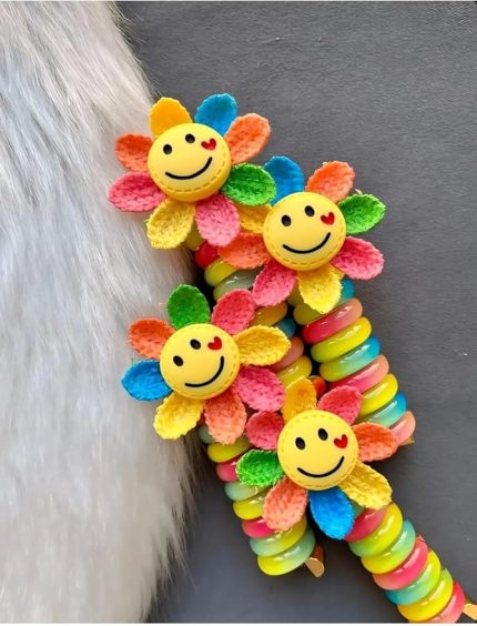 Kız Çocuk Trendli At Kuyruğu Tokaları, Yaylı Spiral Makarna Burgulu Sarmal, 2 Adet