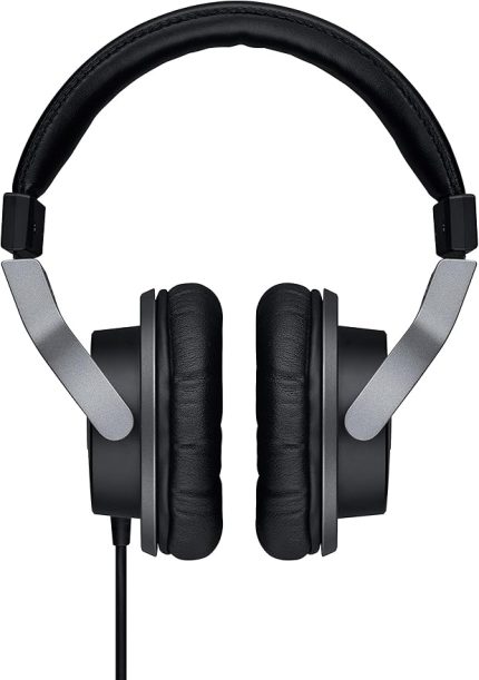 HPH-MT7 Stüdyo Kulaklığı - Katlanabilir Yüksek Kaliteli Kulaklık 3 m Kablo ve 6,3 mm Standart Stereo Adaptör Fişi - Siyah