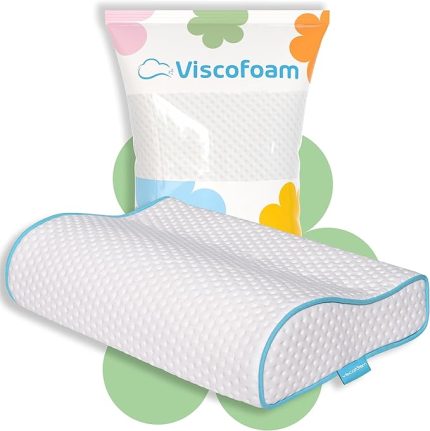 Küçük Boyun Destekli Ortopedik Yastık Visco Yastık 46x30x10-8cm