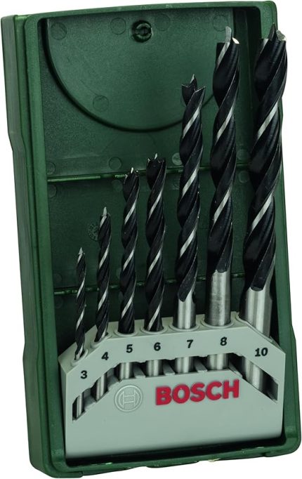 Professional Accessories Ahşap Matkap Uçu, Yeşil, 7 Adet