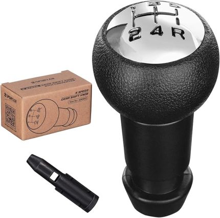 manuel 5 vitesli araç için vites topuzu/CITROEN C2 C3 C4 Picasso için Peugeot 106 107 207 301 307 308 407 408 508 3008 1007 için - krom kaplama + siyah