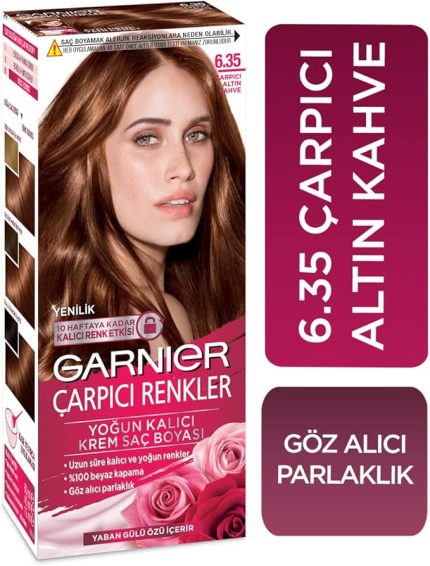 Çarpıcı Renkler Saç Boyası 6.35 Çarpıcı Altın Kahve