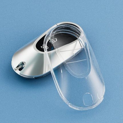 for TPU Şeffaf Araba Anahtarı Kılıf Kapak Tutucu Kabuk for MERCEDES S for GLC for EQE EQS Sınıfı