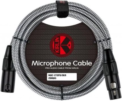 6 Metre Örgülü Mikrofon Kablosu 3pin Dişi 3pin Erkek