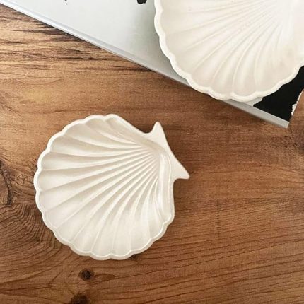 İstiridye Takılık | Döküm Seramik Tozu | El Boyaması