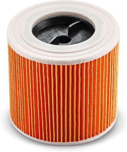 Orijinal kartuş filtresi KFI 3310: 1 adet, 1 parça, Kärcher ıslak/kuru elektrikli süpürge ve elektrikli süpürge ile uyumlu, ürün numarası 2.863-303.0