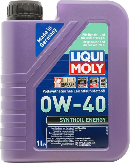 Moly Sentetik Yağ Energy 0W-40 1 Litre Otomotiv Bakım Ürünü