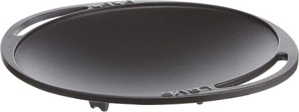 Döküm Kavurma Tavası, Metal Kulplu, 28cm, Siyah