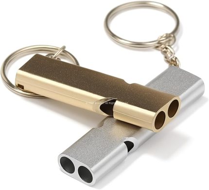 Acil İmdat Düdüğü Alüminyum Islık Anahtarlık Kamp Yürüyüş Aksesuarı